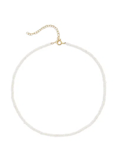 Freya Rose Pearl Necklace In Red