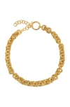 Freya Rose Sumba Circular Necklace Gold In Gold