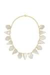 Freya Rose Warrioress Mother Of Pearl Necklace In Gold
