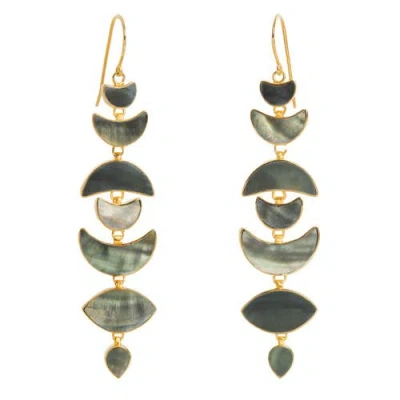 Freya Rose Warrioress Noir Moon Drops In Gold