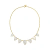 Freya Rose Warrioress Small Mother Of Pearl Necklace In Gold
