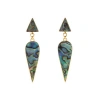 Freya Rose Warrioress Wonder Paua Earrings In Multi
