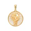 Freya Rose Zodiac Pendant In Gold