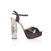 Freya Rose Women's Gold / Black / White Cher Noir In Gold/black/white
