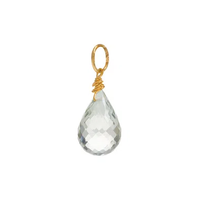 Freya Rose Women's Gold / Green Green Quartz Charm In Multi