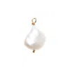 Freya Rose Baroque Pearl Pendant In Multi