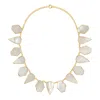 Freya Rose Warrioress Mother Of Pearl Necklace In Gold
