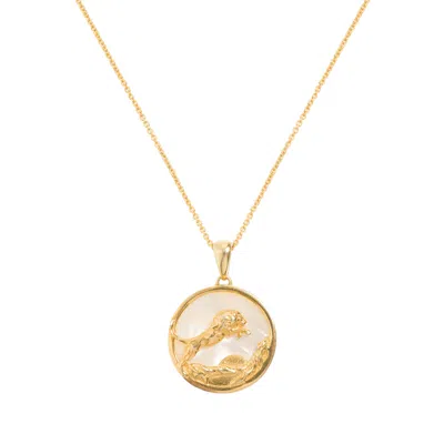 Freya Rose Women's Leo, Gold Zodiac Necklace