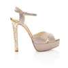 Freya Rose Women's Neutrals / Gold Rose In Bloom Gold In Gold