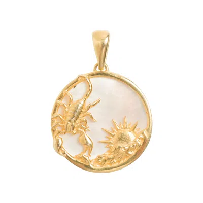 Freya Rose Women's Scorpio, Gold Zodiac Pendant