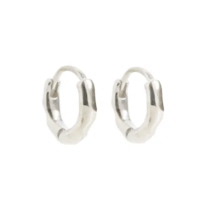 Freya Rose Women's Silver Huggies