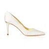 Freya Rose Women's White Chelsea - Pearl Heel In White