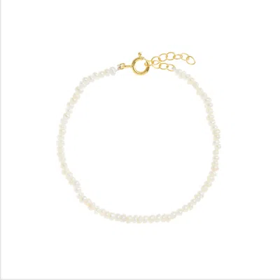 Freya Rose Women's White Seed Pearl Bracelet