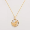 Freya Rose Zodiac Necklace In Aquarius
