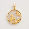 Freya Rose Zodiac Pendant In Taurus