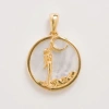 Freya Rose Zodiac Pendant In Virgo