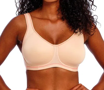 Freya Sonic Moulded Sports Bra In Nude In Beige
