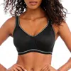 Freya Sonic Underwire Moulded Sports Bra In Black In Black