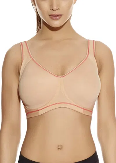 FREYA SONIC UNDERWIRE MOULDED SPORTS BRA IN NUDE