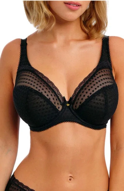 Freya Spot Light Underwire Bra In Black