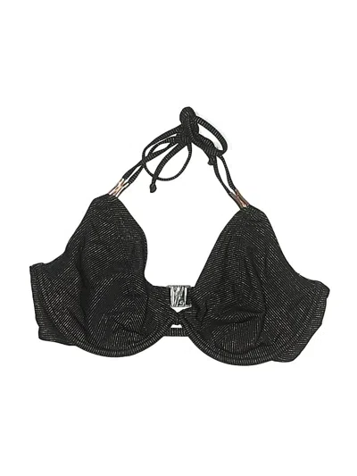 Pre-owned Freya Swimsuit Top Black Swimwear