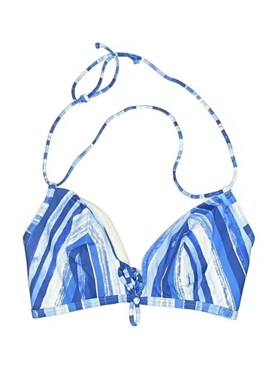 Freya Swimsuit Top Blue Print Pattern Swimwear