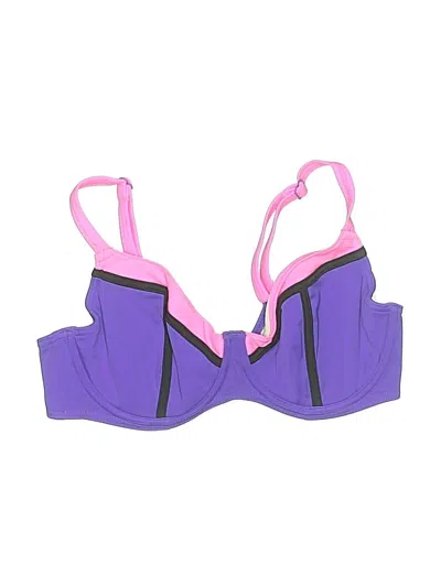 Pre-owned Freya Swimsuit Top Purple Swimwear