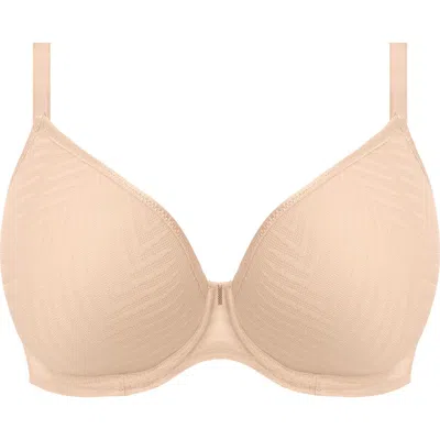 Freya Tailored Plunge Underwire T-shirt Bra In Brown