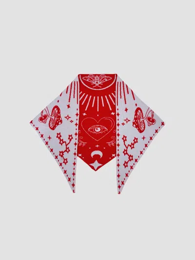 Freya Women's Alchemist Cashmere Triangle Scarf In Red