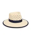 Freya Women's Marigold Hat In Natural/navy In Neutral
