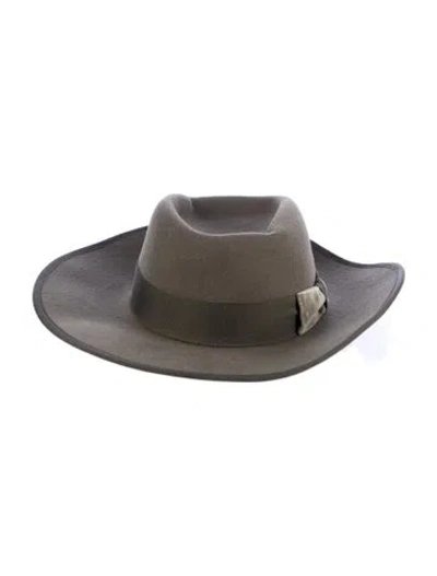 Pre-owned Freya Wool Solid Cowboy Hat W/tags In Green