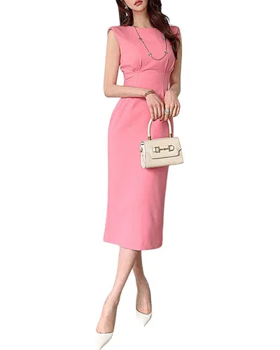 Freylina Midi Dress In Pink