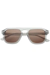 Freyrs Eyewear Addison Aviator Sunglasses In Gray