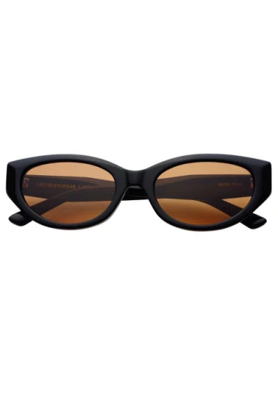 Freyrs Eyewear Ameli Cat Eye Sunglasses In Black