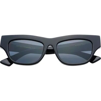 Freyrs Eyewear Astoria Cat Eye Sunglasses In Black