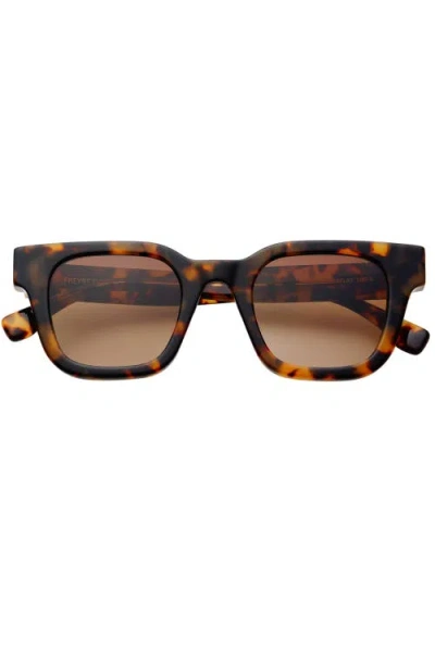 Freyrs Eyewear Atlas Square Sunglasses In Brown