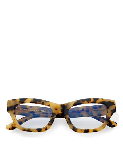 Freyrs Eyewear Aurora Women's Blue Light Reading Glasses, 50mm In Brown