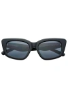 Freyrs Eyewear Beatrix Cat Eye Sunglasses In Black