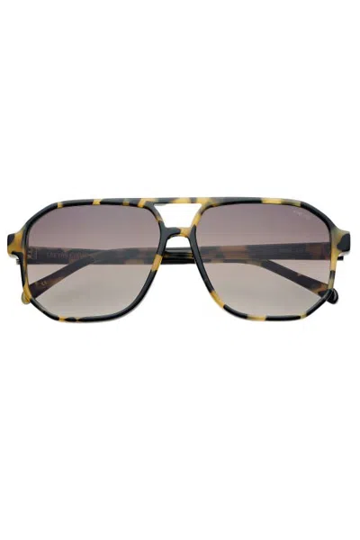 Freyrs Eyewear Billie Aviator Sunglasses In Brown