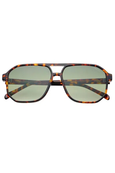 Freyrs Eyewear Billie Aviator Sunglasses In Brown