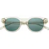 Freyrs Eyewear Cameron Round Sunglasses In Neutral