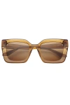 Freyrs Eyewear Coco Square Sunglasses In Brown