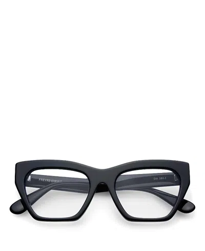 Freyrs Eyewear Gia Blue Light Reading Glasses, 51mm In Black
