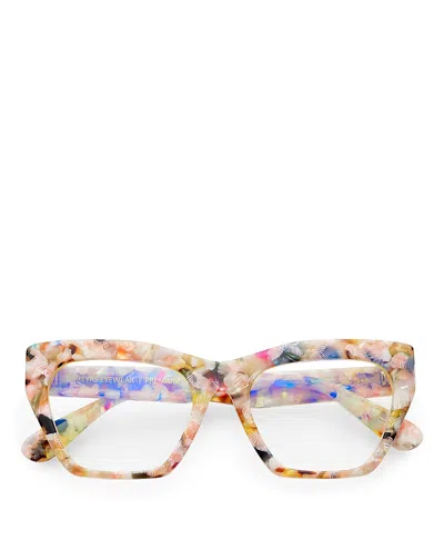 Freyrs Eyewear Gia Blue Light Reading Glasses, 51mm In Multi