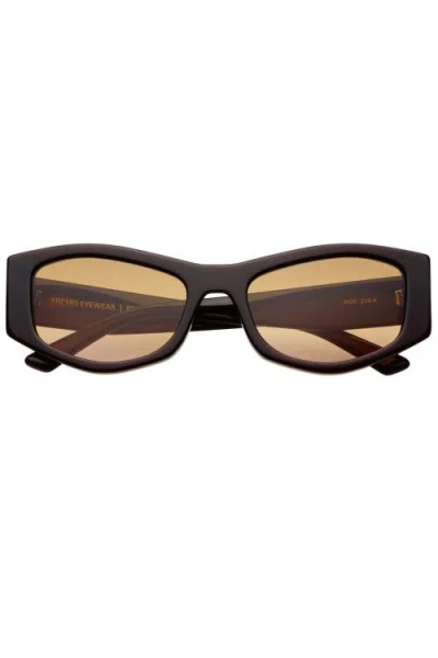 Freyrs Eyewear Jade Womens Sunglasses In Brown