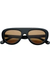 Freyrs Eyewear Jetsetter Aviator Sunglasses In Black