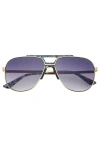 Freyrs Eyewear Logan Aviator Sunglasses In Purple
