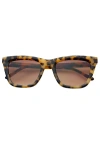 Freyrs Eyewear Lucy Square Sunglasses In Brown
