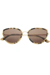 Freyrs Eyewear Luna Cat Eye Sunglasses In Brown
