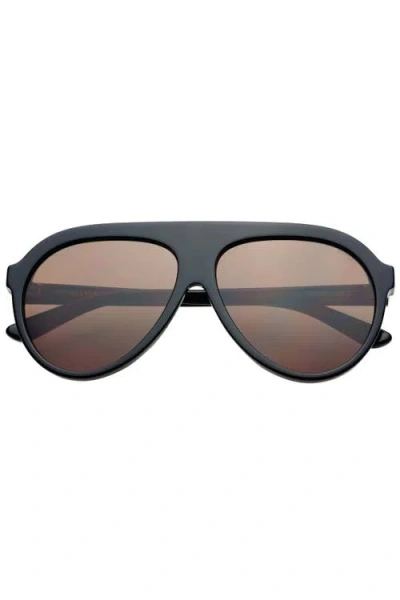 Freyrs Eyewear Maxwell Oversized Aviator Sunglasses In Black